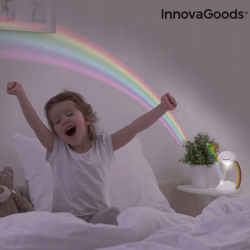 Lampka projektor InnovaGoods IG815189 Tęcza biała